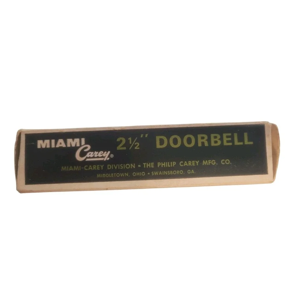Mid Century Modern Miami Carey‎ Doorbell Vintage 2 1/2